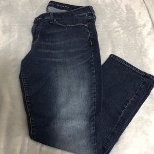 Dark Wash Blue Jeans